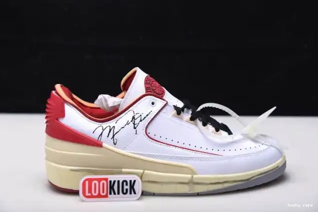 Rep Husky Retro Jordan DJ4375-106 White Red 2 SP Low Off-White 0510